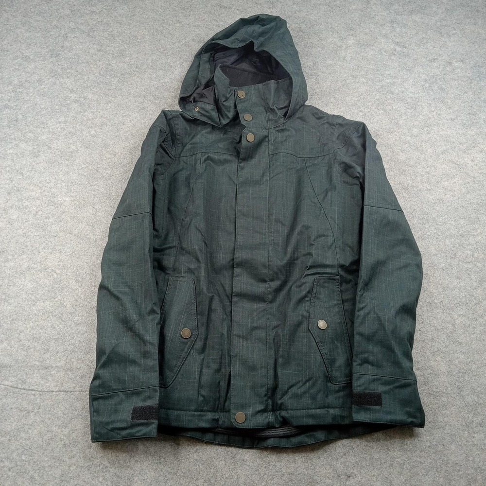 Burton Jacket Womens XS Green‎ Dryride Hooded Insulated Ski Snowboard Winter